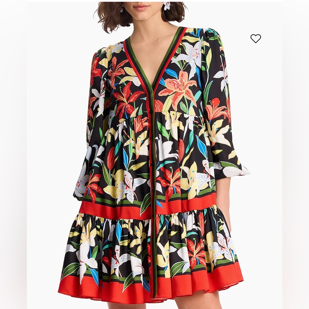 Kate Spade New York: Mainline Summer Lilies Twill Dress